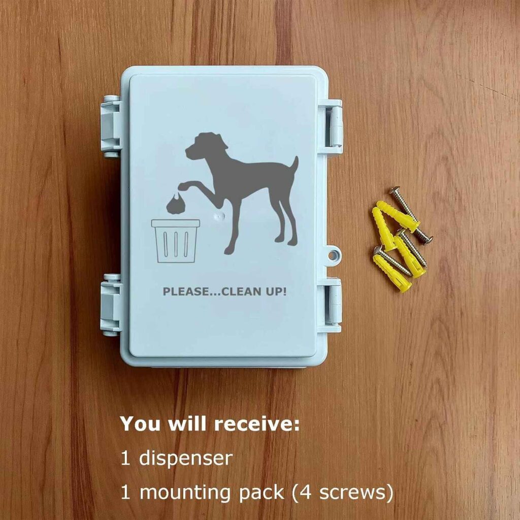 Wall Mount Dog Poop Bag Dispenser